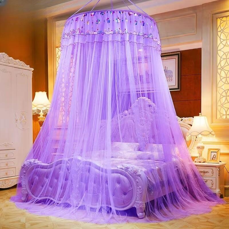 Home And garden Children Bed Mosquito Net Girl Round Bed Tent Mosquito Nets Bed Curtain Bed Canopy For Double Bed Mosquito Net