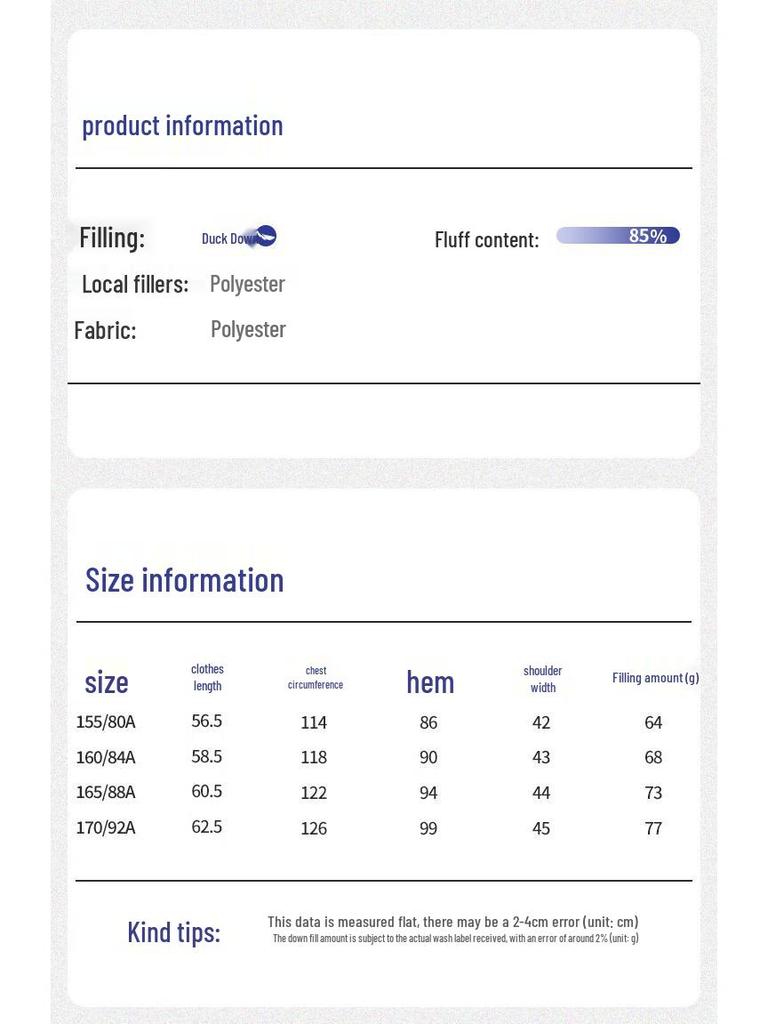XueZhongFei Damen Leichte Kurze Daunenjacke mit Baseballkragen