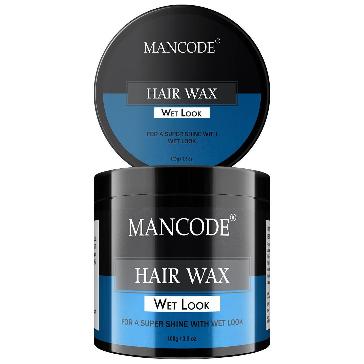

Mancode Hair Wax Wet Look Super Shine Long Lasting For Men 100 gm VD-122-60%OFF