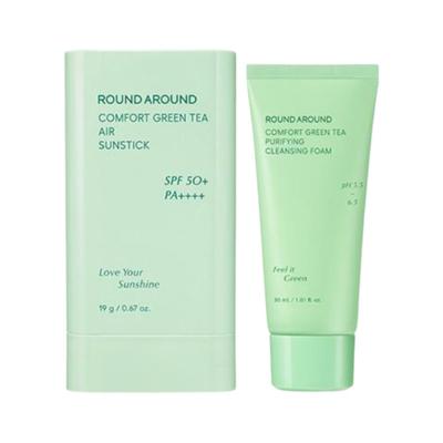 Round Around Comfort Grüner Tee Air Sonnenstift 19g + Schaum 30ml