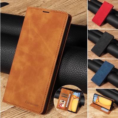 Flip Ledertasche für Xiaomi Redmi 13C Hinweis 13 Pro Plus 5G 12S 12 12C Mi 13T Poco M6 Pro Magnetische Brieftasche Telefonabdeckung