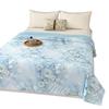 Summer Silk Quilt: Digital Print Floral Air Conditioning Comforter