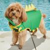 Adjustable Dog Life Jacket Cartoon Bee/Dinosaur Shape Dog Swimsuit High Buoyancy Waterproof Dog Swimming Suit For Pool Party