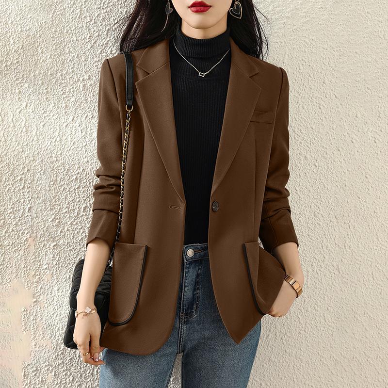ZANZEA Women Notched Lapel Casual Long Sleeve Thin Cardigan Blazer