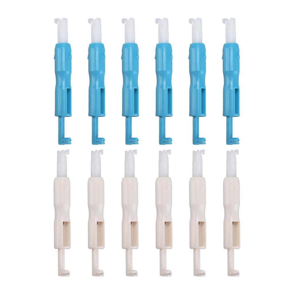 12Pcs Needle Threader Quick Thread Change Safe Durable Multifunctional Needle Inserter for Sewing Machine