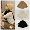 Basin Hat Bowknot Knitted Hat Warm Cap Winter Cap Casual Bucket Hat  Apparel Accessories