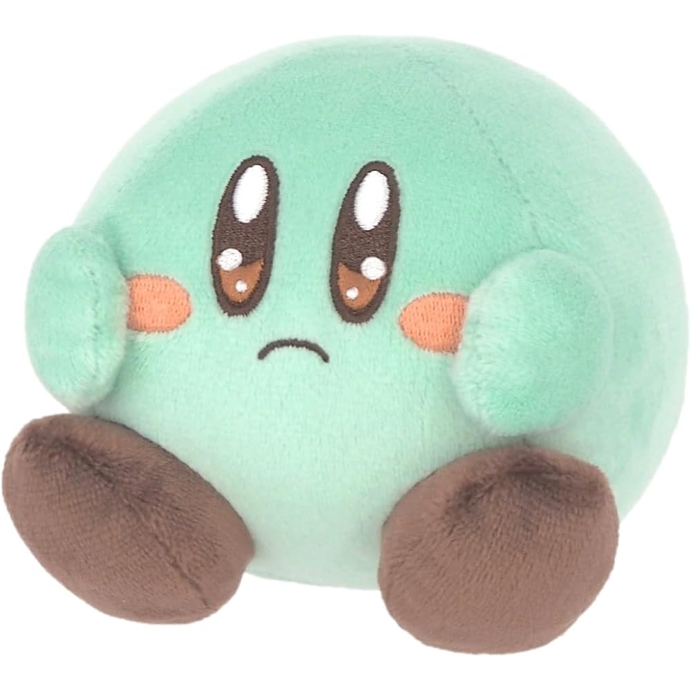 Sanei Boeki Kirby Gourmet Festival Mini Plush Toy Chocolate Mint 10.5cm x 11cm x 11cm KGF-05