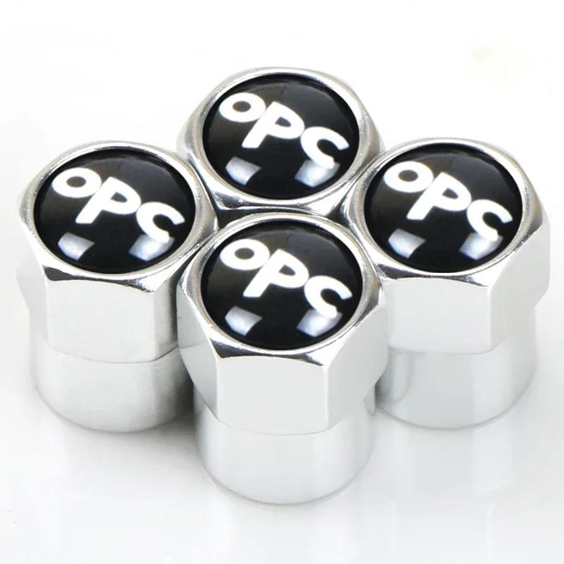 4PCS Car Wheel Tire Valve Caps Dust Proof Covers For Opel OPC LINE Opel Astra G H J K F Corsa D Zafira B Insignia Mokka Regal