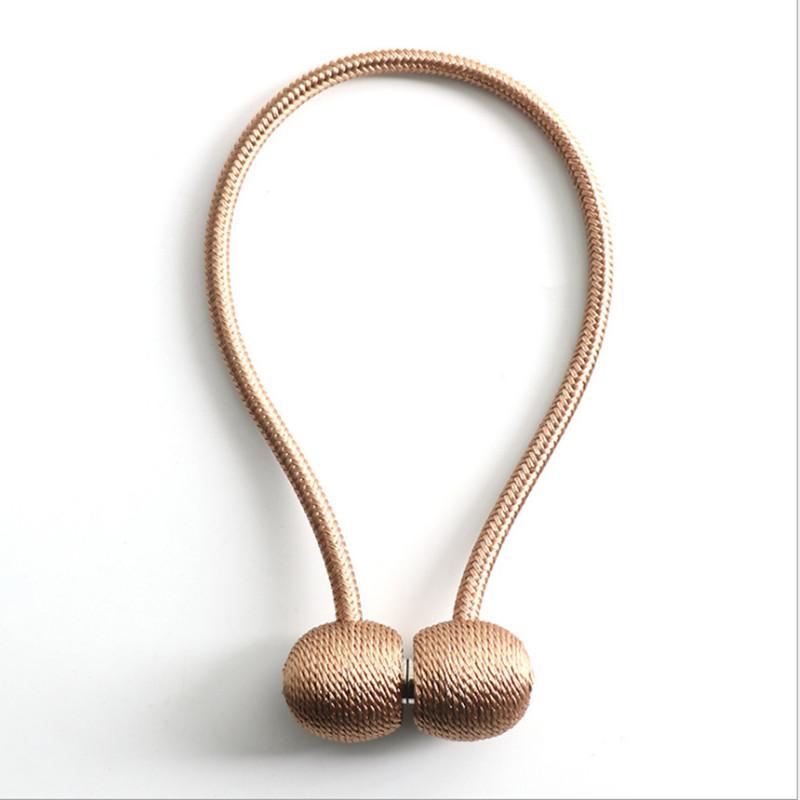 Curtain Decorative Decorative Rope Curtain Tiebacks Magnetic Hooks for Home Office Decorative Living Room Design