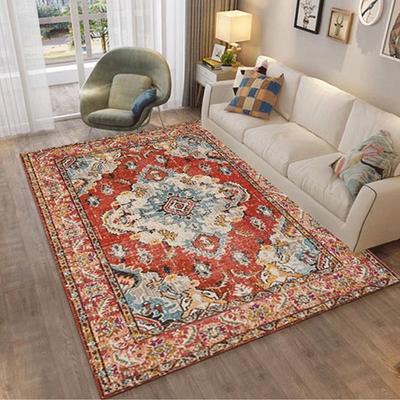 Europe Persia Türkiye Style Retro Carpet Living Room Sofa Bedroom Study Kitchen Entrance Door Mat Non-slip Luxury Home Decor Rug