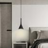 2025 Modern Led Pendant Lights Black E27 for Kitchen Fixtures Bedroom Table Dining Room Hanging Lamp Lampshade Home Chandeliers
