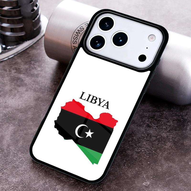 Чехол для телефона с флагом Ливии для iPhone 17 16 15 Pro Max Air 14 13 12 11 Plus Ударопрочный Чехол Capa iPhone 11 Pro