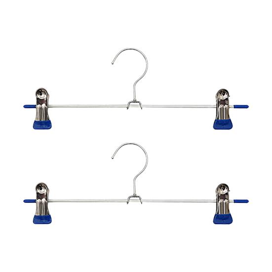 2 stk Tørre klær Solid konstruksjon Praktisk Sterk bæreevne Hjem Hotell Vaskeri Klesklype Tørkehengere Bukseklemmer