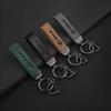 Interior Stickers Car Keychain Cowhide Leather Key Rings Waist Buckle Carabiner For Lexus CT ES GS NX IS250 CT200h IS300h ES300h AY6