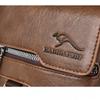 Men's Chest Bag USB Design Messenger Backpack Retro Fabric Shoulder Messenger Bag Sports Small Bag