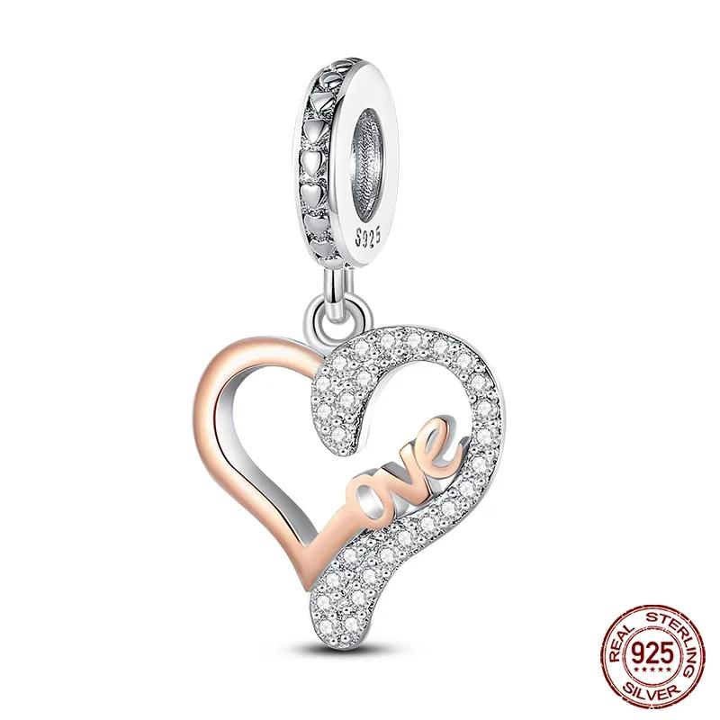 925 Silver Fashion Camera Coffee Cup Flower Charms Beads Fit 925 Original Bracelet DIY Birthday Jewelry Making for Women