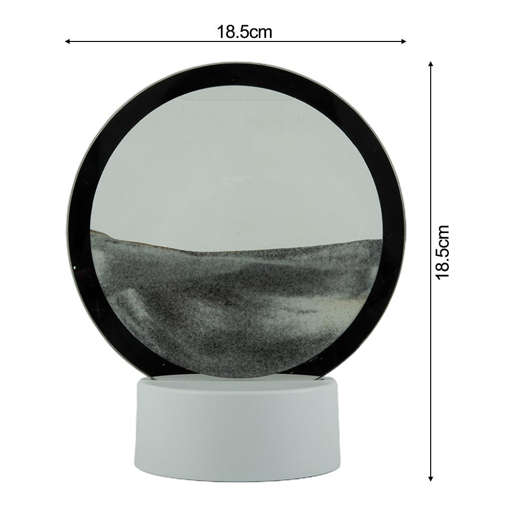 Malerei Quicksand Tischlampe Sand 3D Glaslandschaft