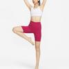 Nike Zenvy Series Solid Color Logo Fitness Shorts Women Bottoms Noble-Red DQ6004-620