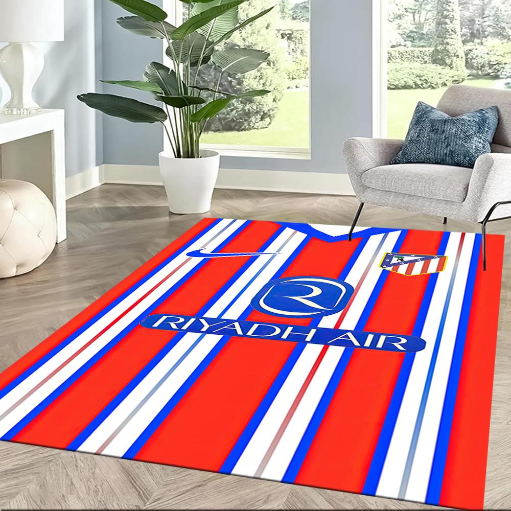 Atletico Madrid Floor Rug Office Rug Perfect For Hallway Outdoor Living Rooms Decorate Room Antislip Carpet Decorate Offices