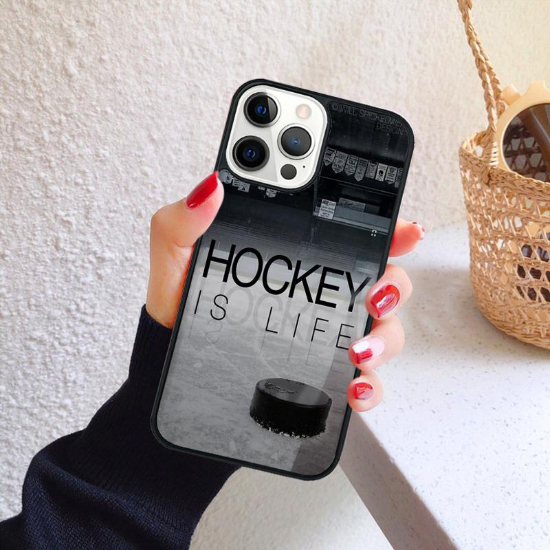 Coque Sport Ice Hockey Phone Case for iPhone 17 Air 16 Coque 15 14 12 13 PLUS 11 PRO MAX Back Cover Fundas Shell