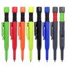 2.8mm Mechanical Pencil Deep Hole Marking with Sharpener/Ruler Solid Carpenter Pencil Long Head Metal Woodworking Marking Tool
