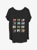 MTV Mini Logos Girls T-Shirt Plus Size