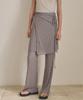 OURO Linen Wrap Pants [ Brown ]