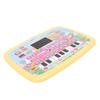 Tablette d'apprentissage pour enfants Écran LED Éducatif Alphabet Chiffres Lecture d'histoires Tablette d'apprentissage Jouet Jaune