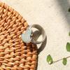 Ruyi Thai Silver Jade Women's Adjustable Ethnic Ring