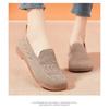 Summer Cloth Shoes, Women's Mesh Shoes, Breathable Flat Bottom, Lightweight, One Foot, Hollow Mesh Shoes