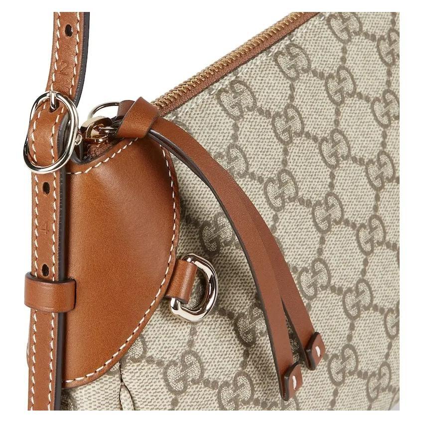 Gucci Coated Canvas Handbag, Shoulder Bag Small Women's Brown 815218-FAEAA-9762