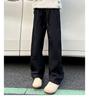 American CleanFit Heavy-Weight Curved Knife Sweatpants - Unisex Trendy Autumn/Winter Loose Straight-Leg Casual Sports Pants