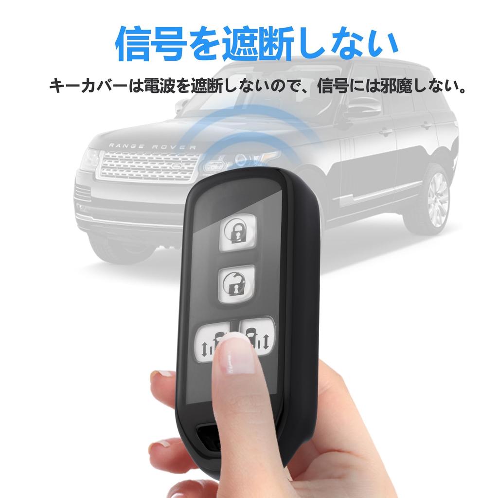 Key Case Nbox JF1 JF2 JF3 JF4 Key Cover NBOX Custom Honda Smart Key Case Key Holder TPU Scratch Resistant [PIMOHI] N-BOX N-ONE N-WGN N-VAN N-Wagon