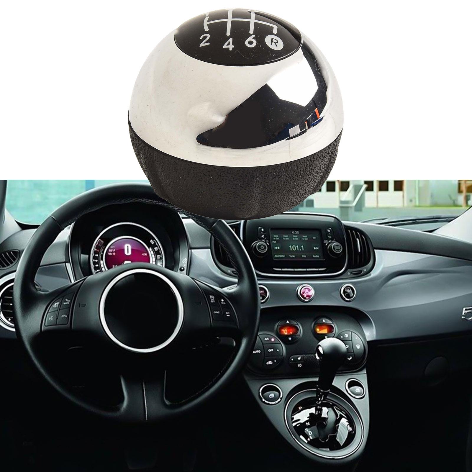 

Upgrade Your For Fiat 500 with This Gear Shift Knob Compatible for 500 and 500C 2012 2018 Easy Installation Stylish Design чорний