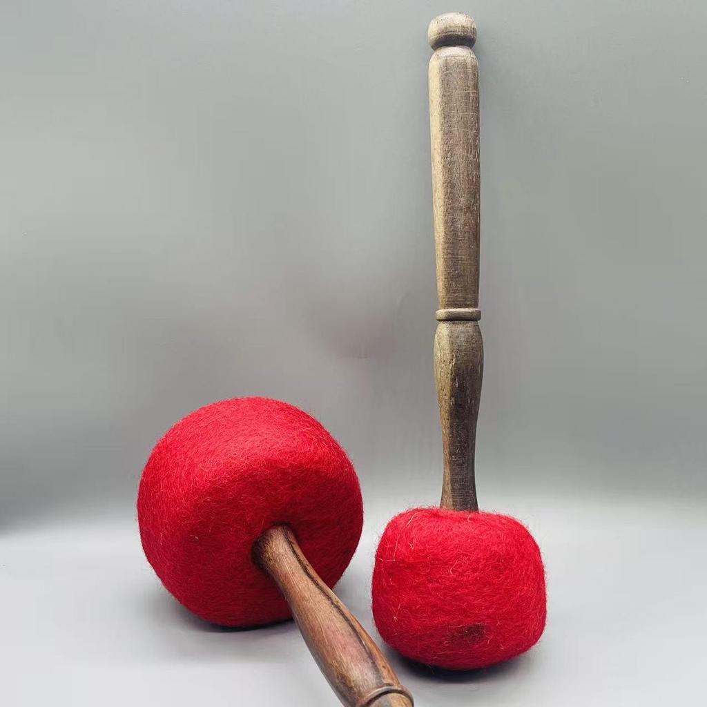 Nepal Handmade Wool Felt Singing Bowl Mallet - Sound Therapy Striker Stick