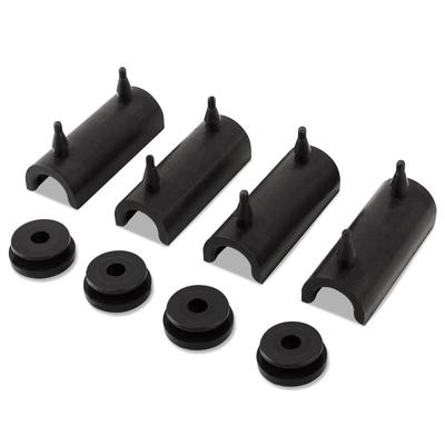 WOWTK Hard Saddle Bag Rubber Grommet & Support Cushion Mount