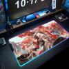 chang li Mouse Pad RGB Gaming Mousepad Big LED Pad PC Desk Mat Luminous Mouse Pad Large Keyboard Mats Table Rug With Backlit