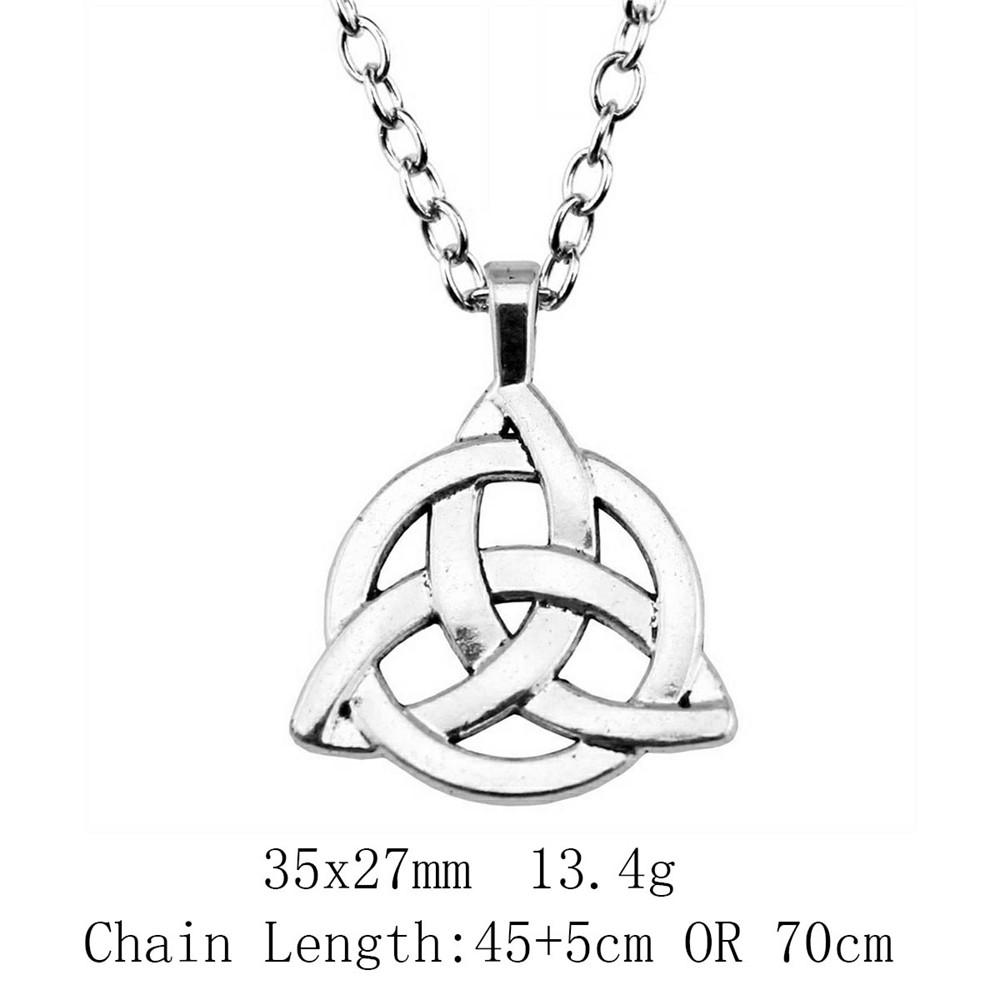 Gifts For Women Woman Long Necklace Celtic Hexagram 45cm Or 70cm Long Chain Necklace Cheap Cute Stuff Pendants And Necklaces