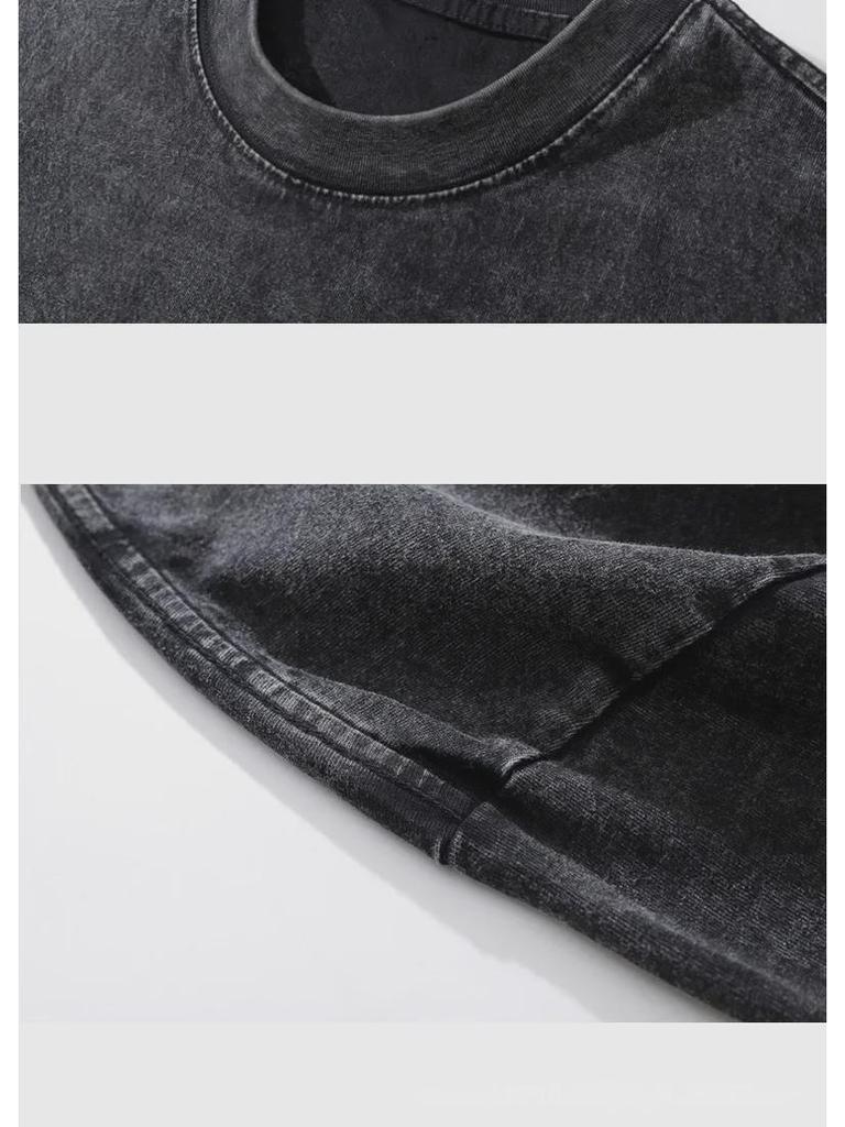 Retro Vyprané Pánské Tričko s Krátkým Rukávem Berserk Anime Bojovník