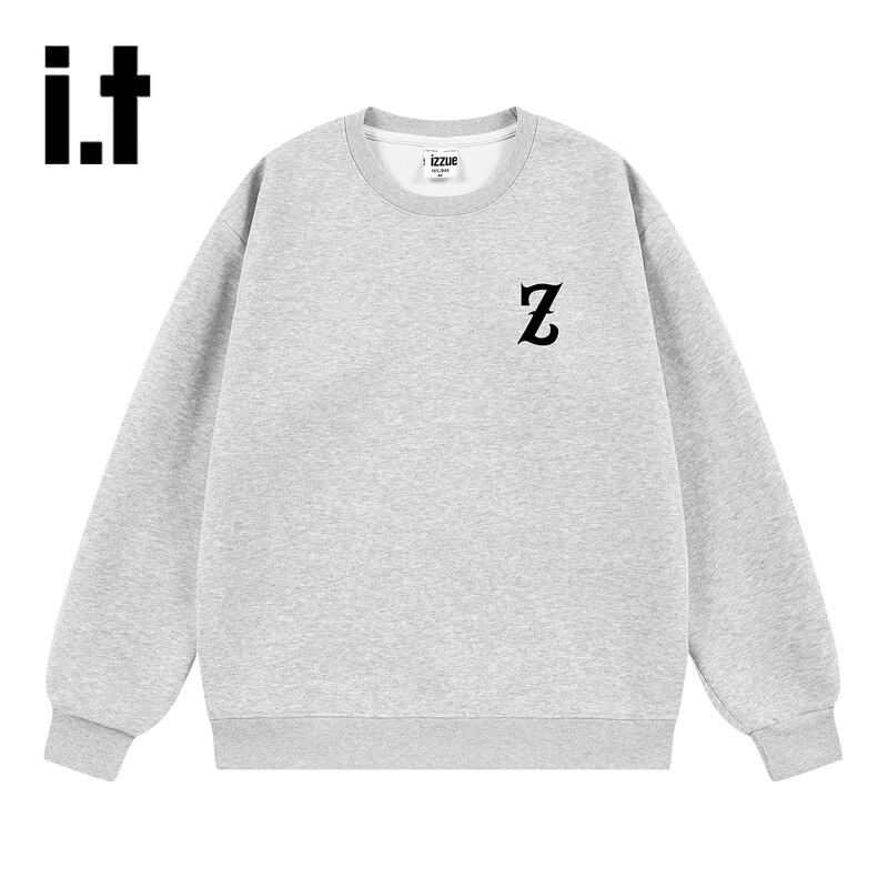 izzue Unisex Retro Letter Print Pullover Sweatshirt