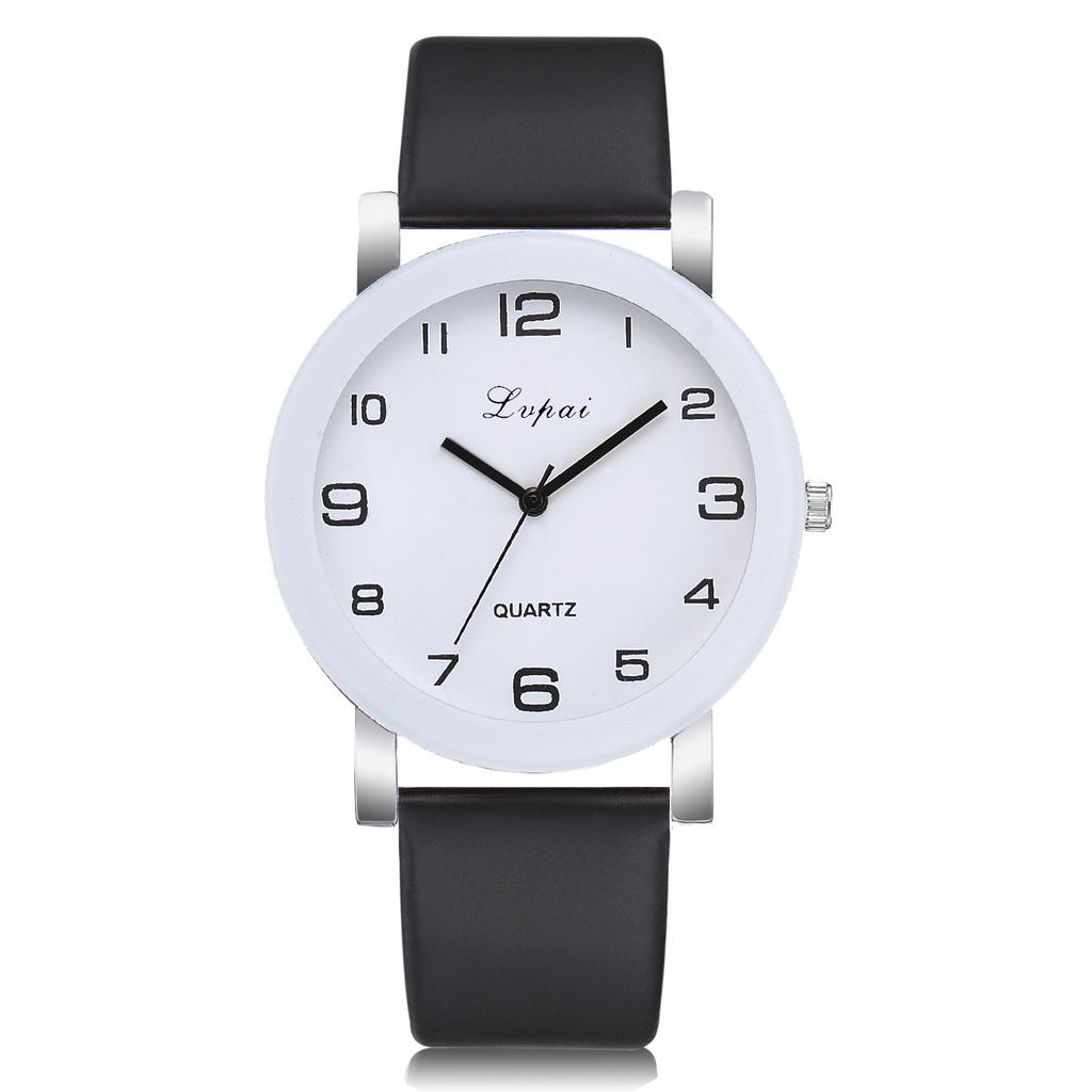 Fashion Simple Leather Watch Women Analog Quartz Wrist Watches
