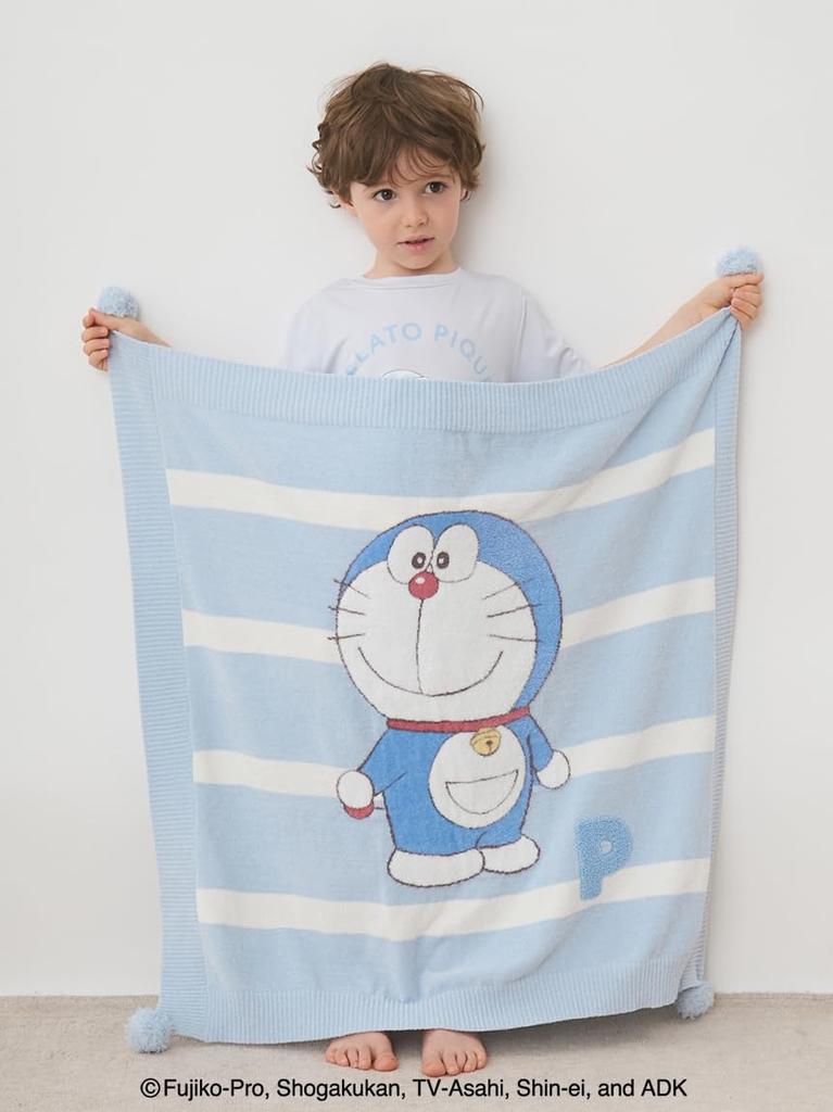 Jacquard Blanket [Gelato Pique] [Doraemon] [Kids]