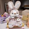 Skirt Rabbit Flower Plush Toy Wear Dress Bunny Doll Kid Birthday Decoration Gift