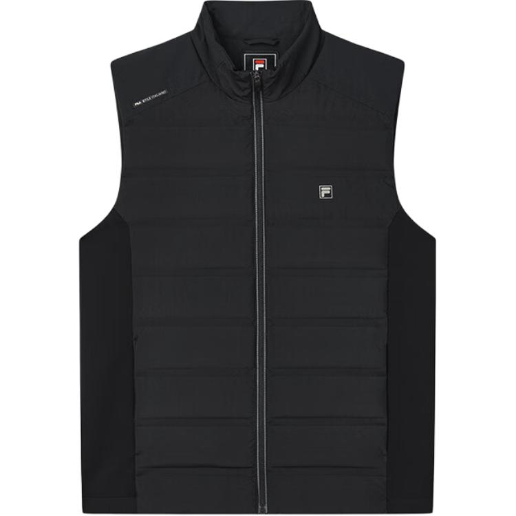 

New FILA Vests Men s Jet Black F11M443909F-BK 170/92A/M