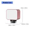 360Degrees Rotatable Mini Camera Fill Light 5Brightness Levels USB C Rechargeable Battery For Photography Videography