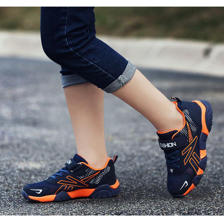 Boys' Mesh Breathable Sports Running Shoes for Spring, Summer, and Autumn