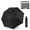 Popular 60-Rib Extra-Large Fully Automatic Black Dual-Use Umbrella for Students & Adults - Custom Logo Option Available
