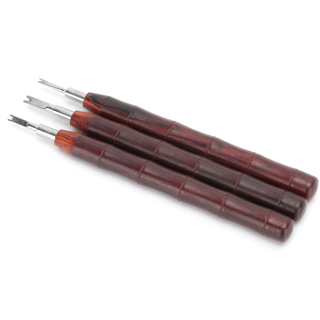 Extractor bare cu arc pentru brățară de ceas în formă de V cu mâner de lemn, consumabile pentru repararea ceasurilor de mână