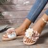 Light Female Shoes Open Toe Women's Slippers Outdoor Casual Slippers Women Mixed Colors Floral Plus Size Flat with Sandals