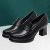 Elegant Spring Womens Loafers With Waterproof Pu Material For Office And Casual Wear